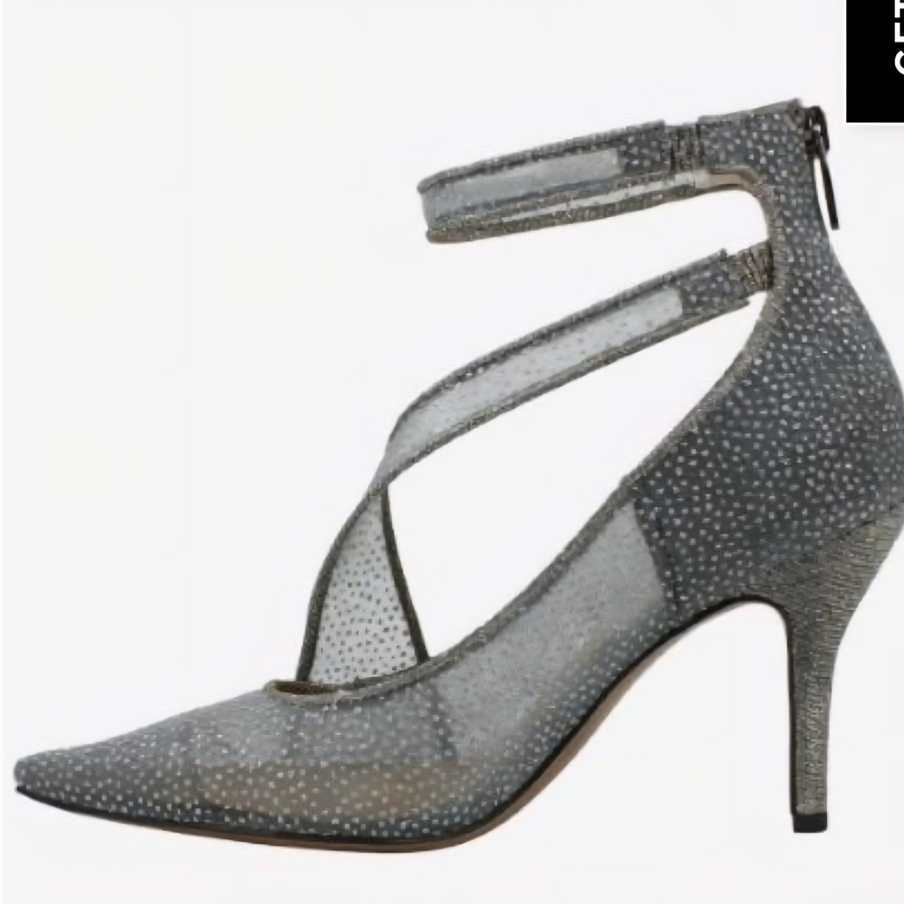 J.Renee Sparkling Gray Heels